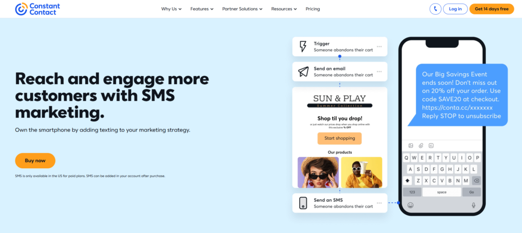 SMS Marketing Constant Contact